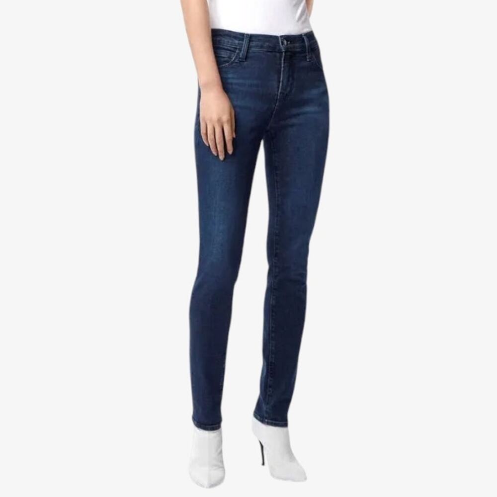 J Brand Skinny Jeans Size 24 Dark Wash Stretch Clean Indigo Blue Denim